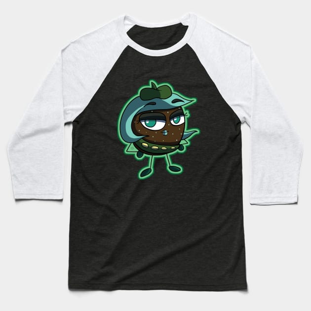 Chocolate Mint Cookie Scout Baseball T-Shirt by Tommythemage